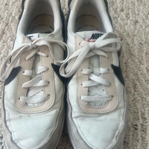 Nike Women's White and Beige Sneakers $15 obo